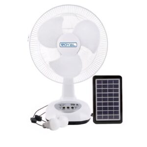 Ventilador recargable con panel solar