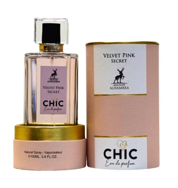 Velvet Pink Secret Chic Maison Alhambra
EDP  100 ML  For Women