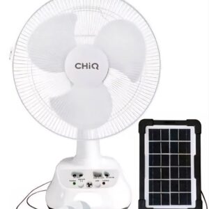 Ventilador recargable con panel solar